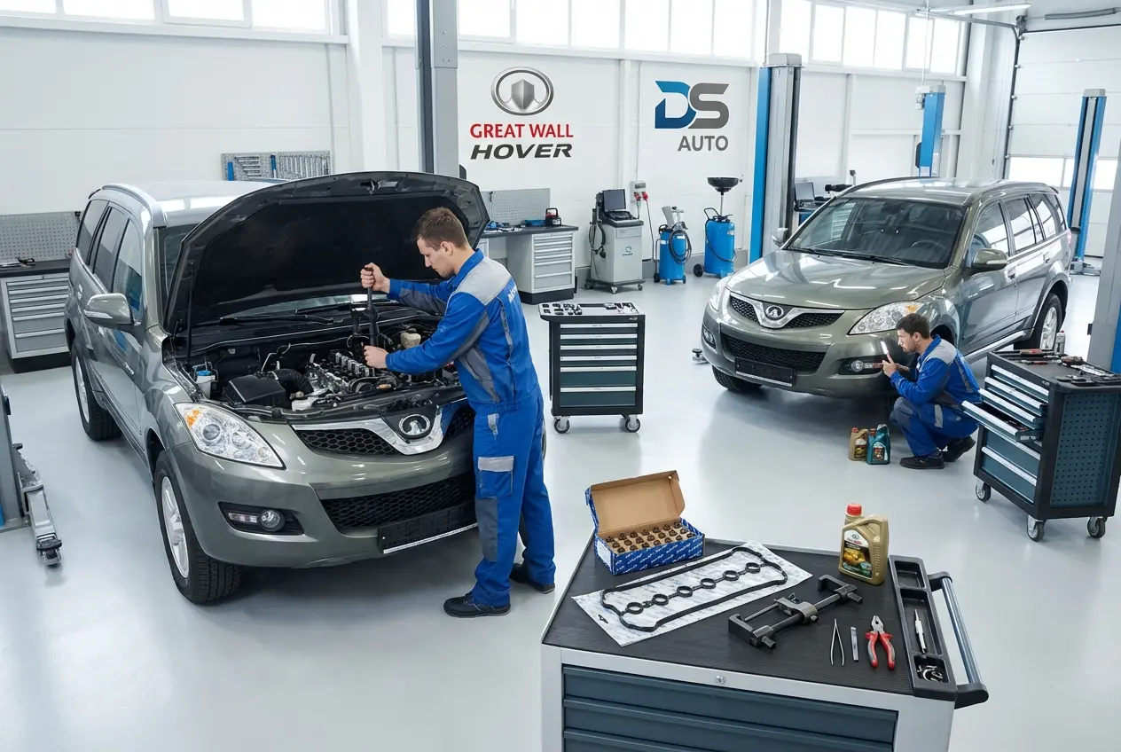 Замена маслосъемных колпачков на двигателе Great Wall Hover в автосервисе DS Auto в Жуковском
